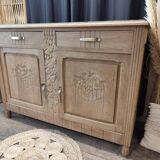 Buffet bas chêne massif