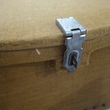 Wooden and jute trunk