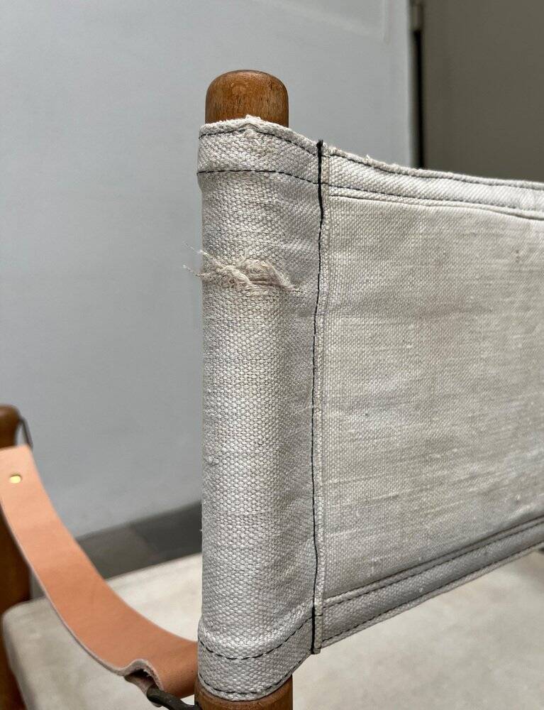 Mid-century modern Danish safari chair by Farstrup, 1960s.