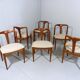 Set of 6 Johannes Andersen teak dining chairs Juliane