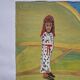 Saïd Aït Youssef (1920-1986) - Gouache sur papier - Personnages en campagne