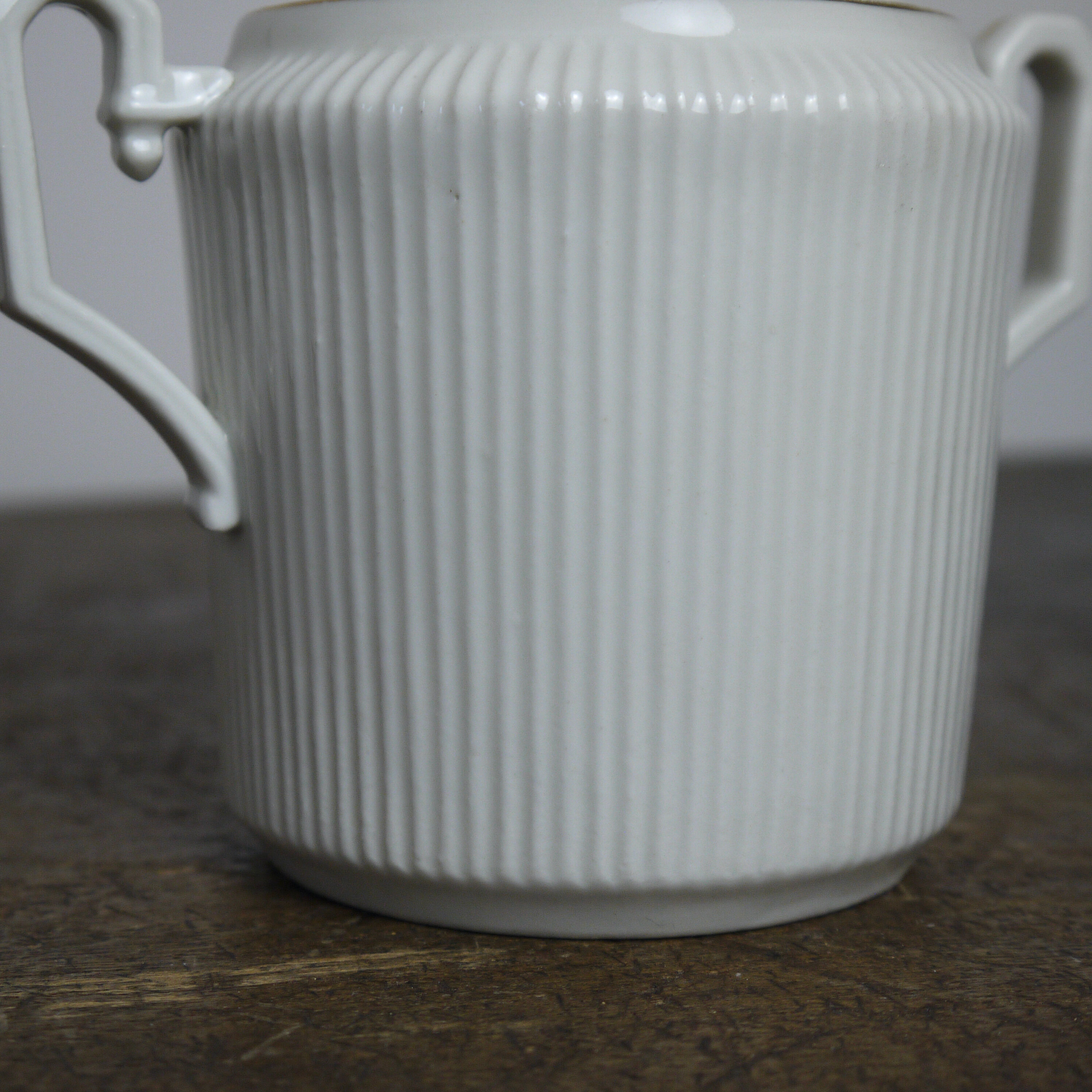 Porcelain sugar pot