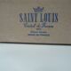Service de six verres à pied de la cristallerie "Saint Louis"