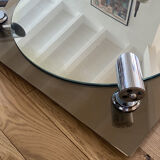 Lighted smoked mirror