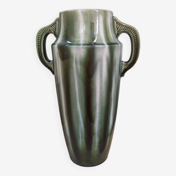 Grand vase céramique émaillée 1940 céramique Vierzon