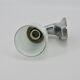 Aluminium cast iron and ancient opaline sconce