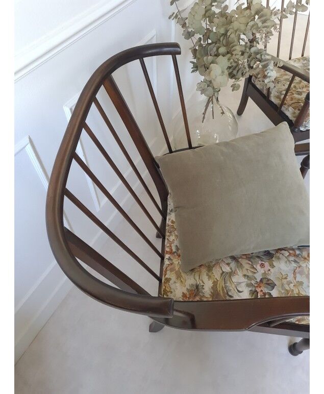 Pair of escaped armchairs