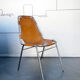Vintage Chair Les Arcs in leather, published by Dal Vera, 1960s-70s