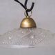 Brass and Glass Mid-Century Pendant Lights (7 Available)