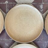 Set of 12 plates dessert gres