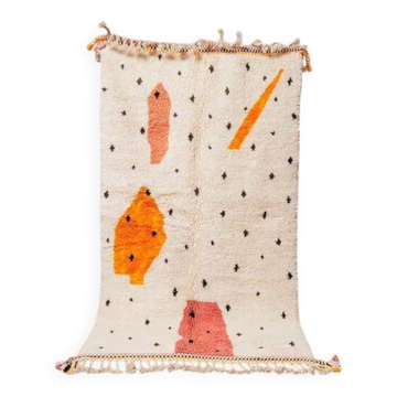 Traditional handmade Beni Ouraine rug, size 150 x 250 cm