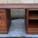 Bureau de notaire, meuble de métier, bois, vintage, début XXème.