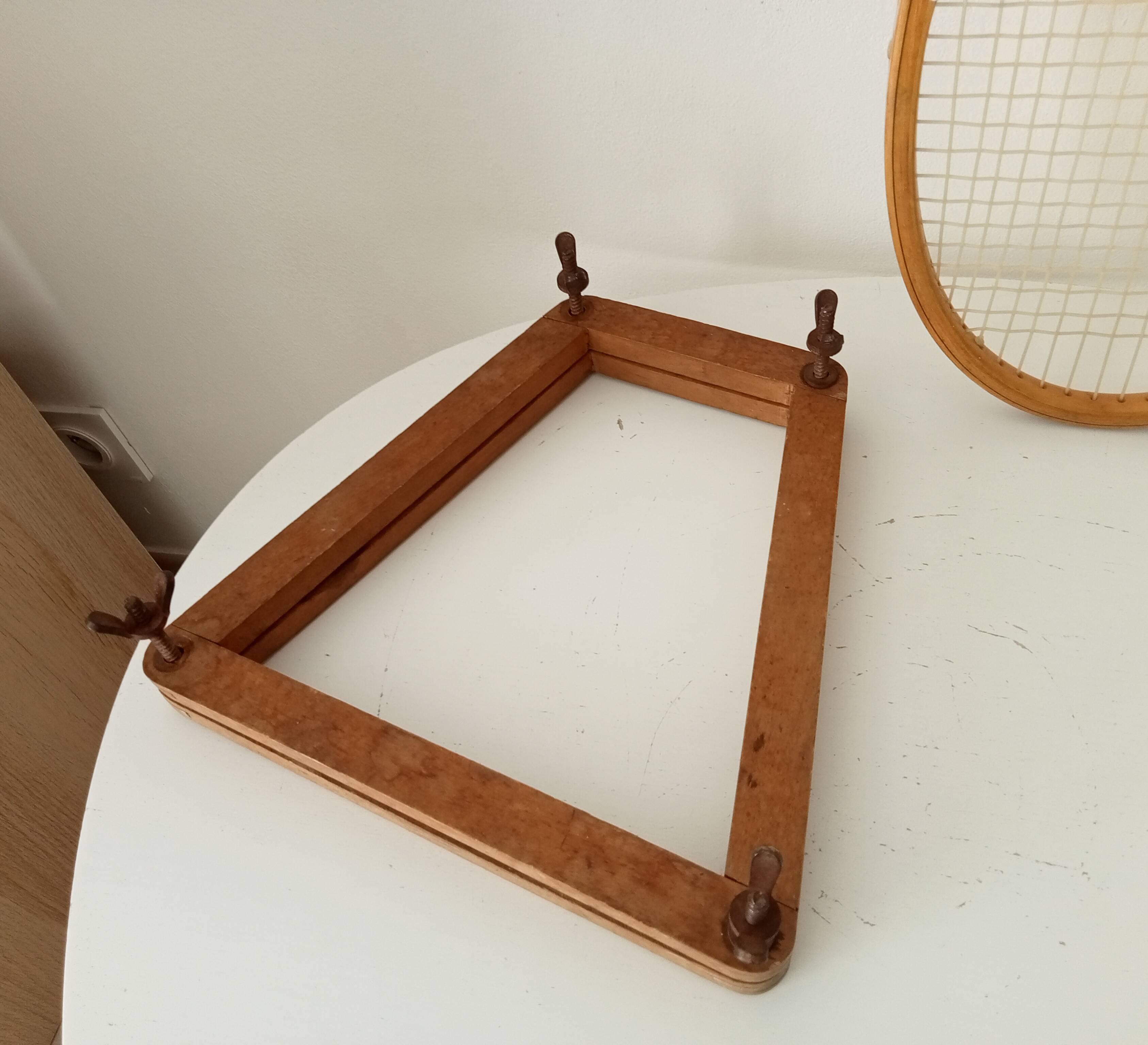 Vintage wooden tennis racket Dunlop Maxply Fort