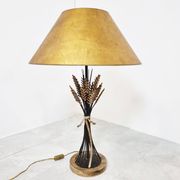 Lampe de table vintage en forme de gerbe de blé - années 1960