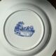 Deep plates Sarreguemines Romantic blue decor