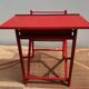 Folding children's desk made of painted wood