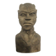 African wooden bust