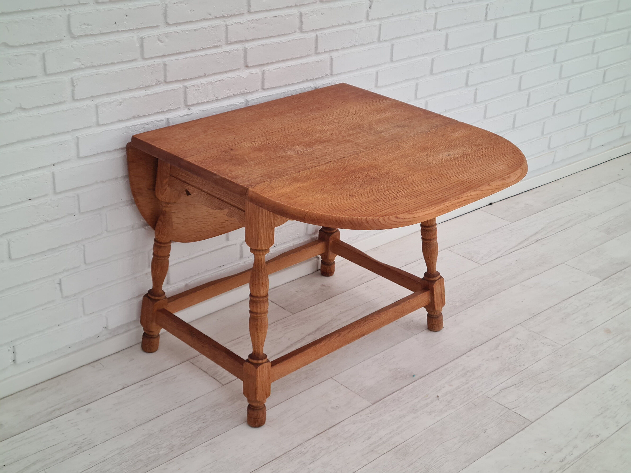 60s, coffee table, Danish design, Henning Kjærnulf style, oak, original very good condition