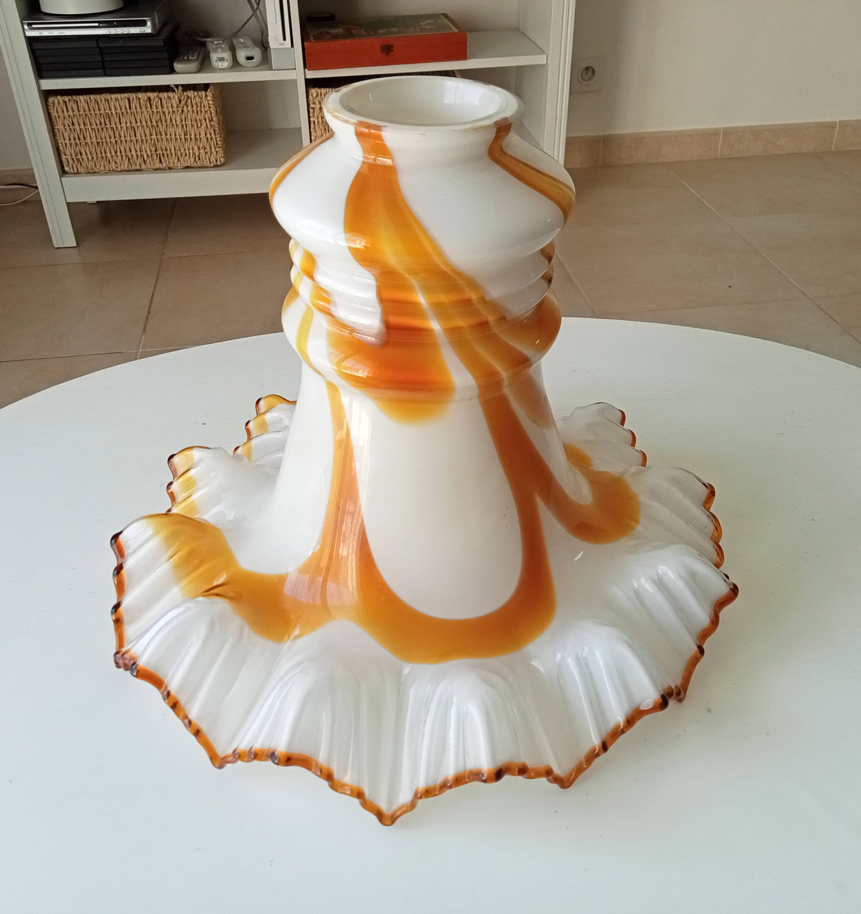 Lampshade Murano pendant light vintage 60s