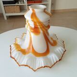 Lampshade Murano pendant light vintage 60s