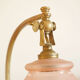 Bronze guided lamp by Auguste Delafontaine - late 19th century