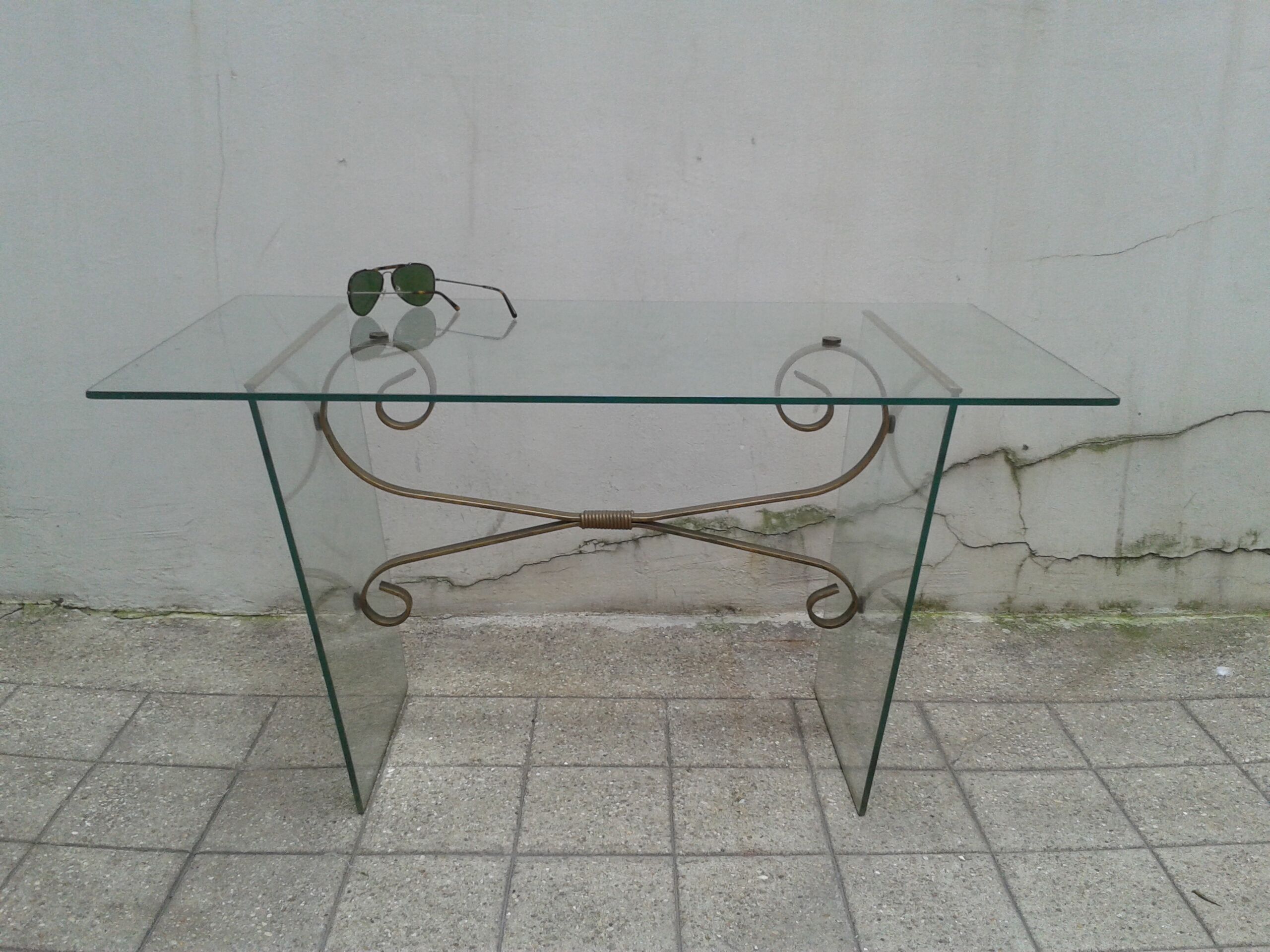 Table basse en verre 1940
