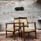 Pair of mahogany armchairs Empire XIXth century