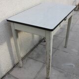 Formica farmhouse table 1960