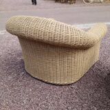 Rattan armchairs