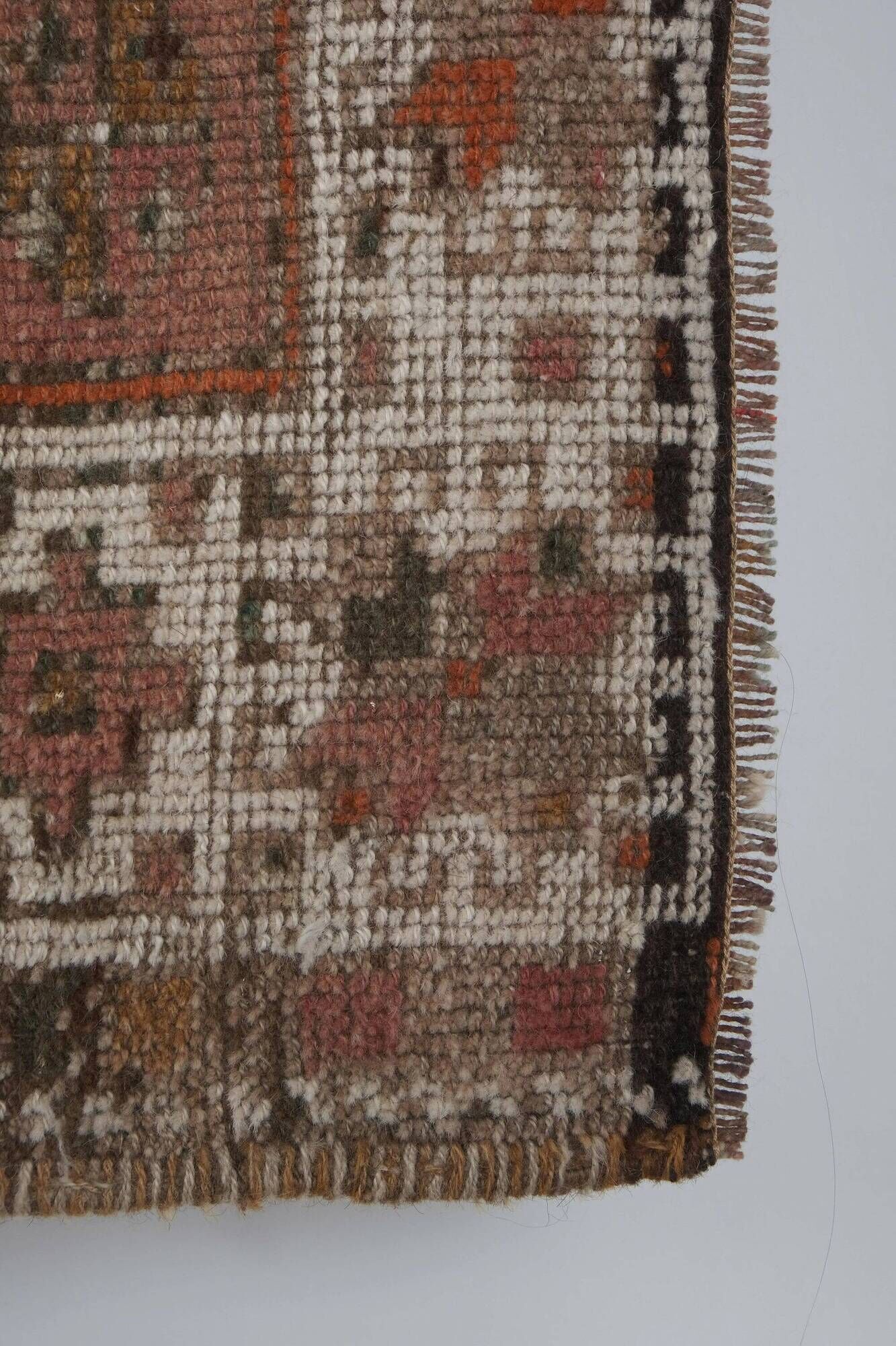 Vintage Turkish hallway rug 133x262 cm