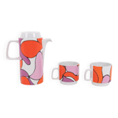 Service à thé/café Ceramica Franco Pozzi, Italie des années 1970