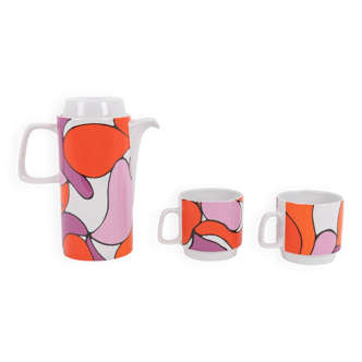 Ceramica Franco Pozzi tea/coffee set, 1970’s Italy