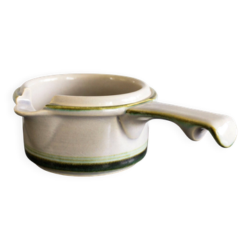 Saucière en céramique en grès du milieu du siècle