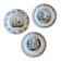 19th Century Plates Popular Faience Moulin des Loups & Hamage