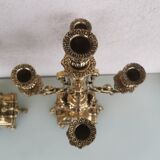 Pair of bronze candlesticks