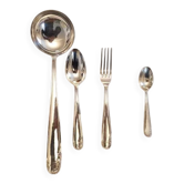Silver cutlery set 37 pieces Louis XV style