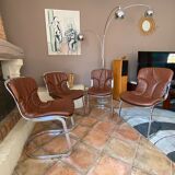 Set of 4 CIDUE chairs. Italy.1970.