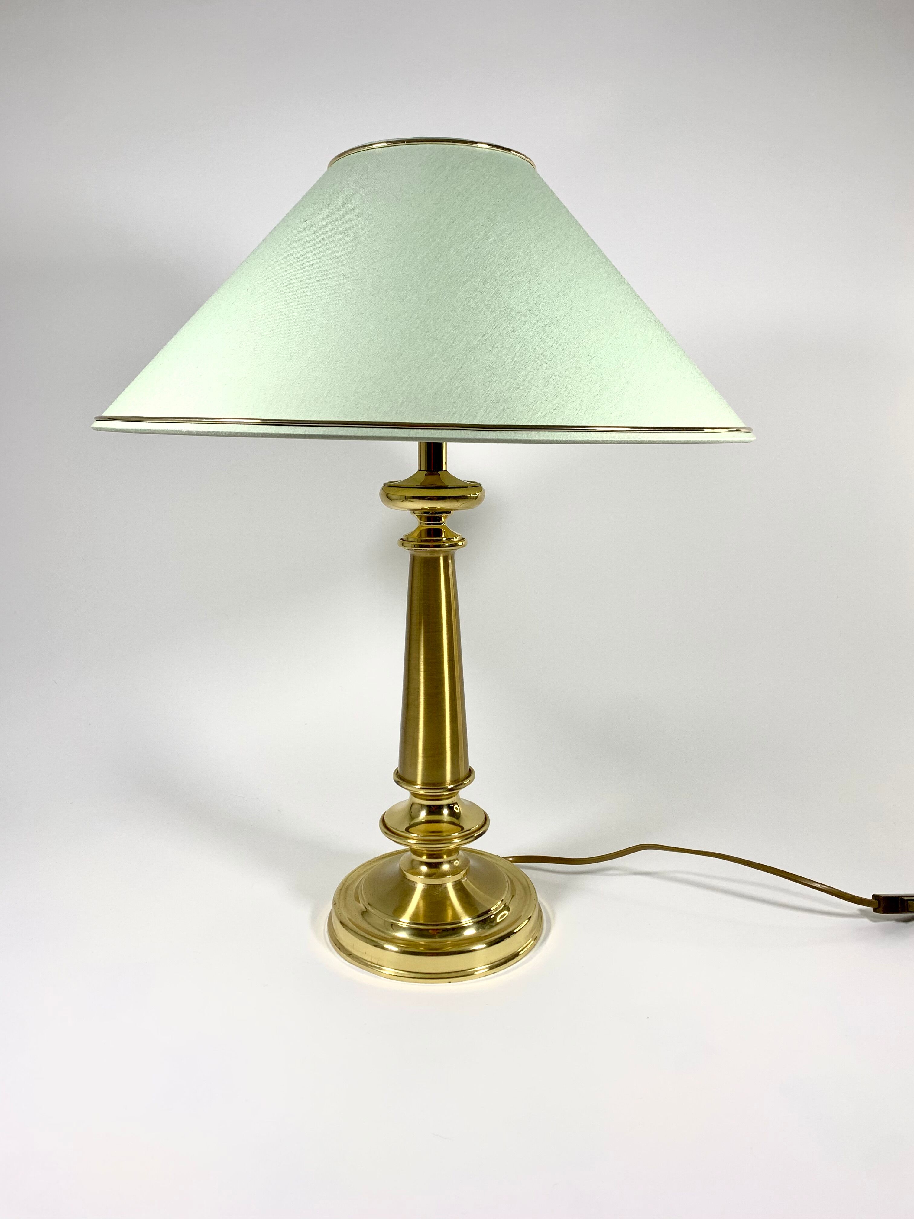 Vintage table lamp in brass model regency - netherlands brand kullmann lampen