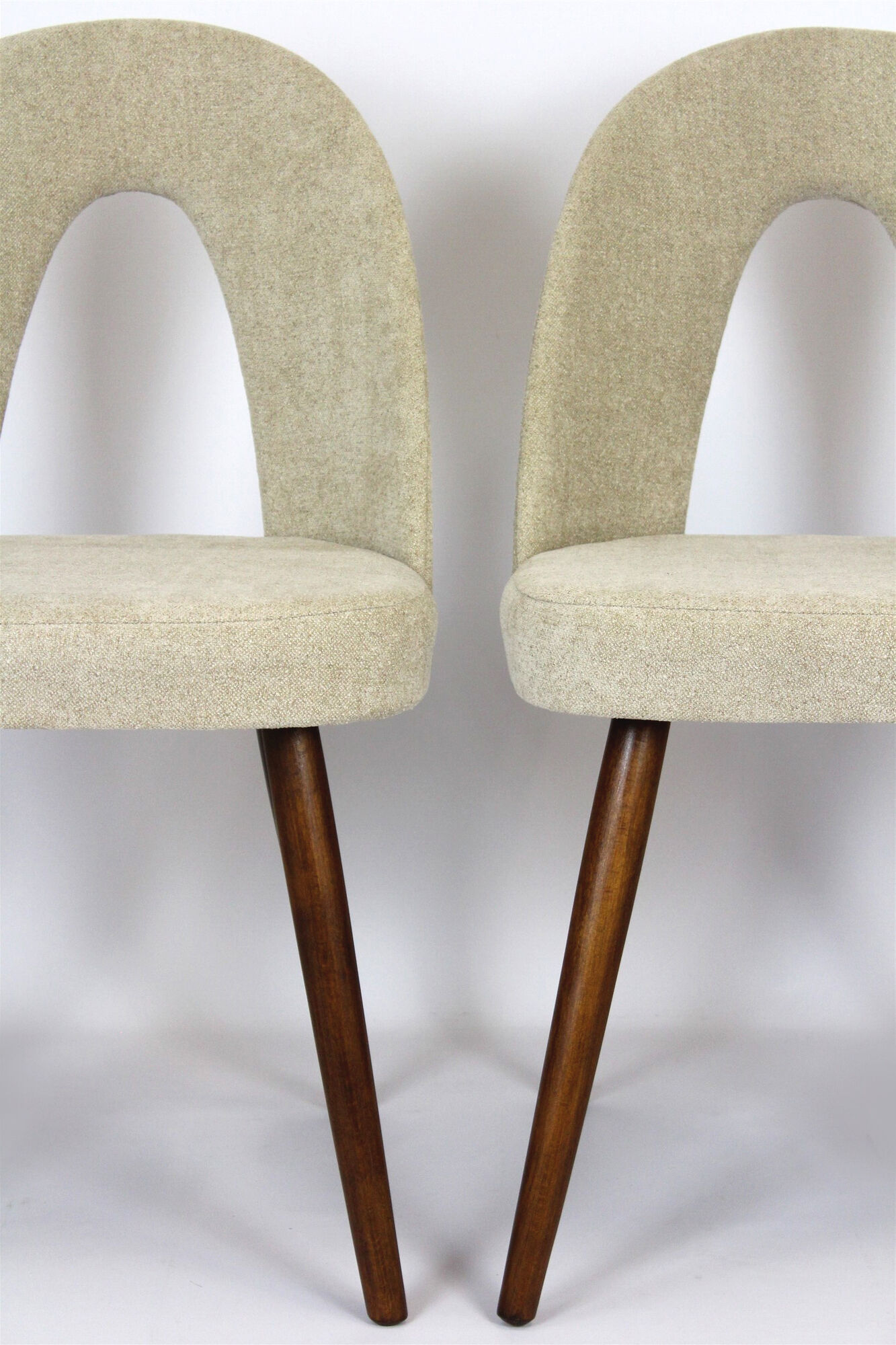 Bouclé Upholstery Dining Chairs by Antonin Suman, 1960s, Set of 8