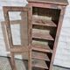 Pink showcase in Burmese teak