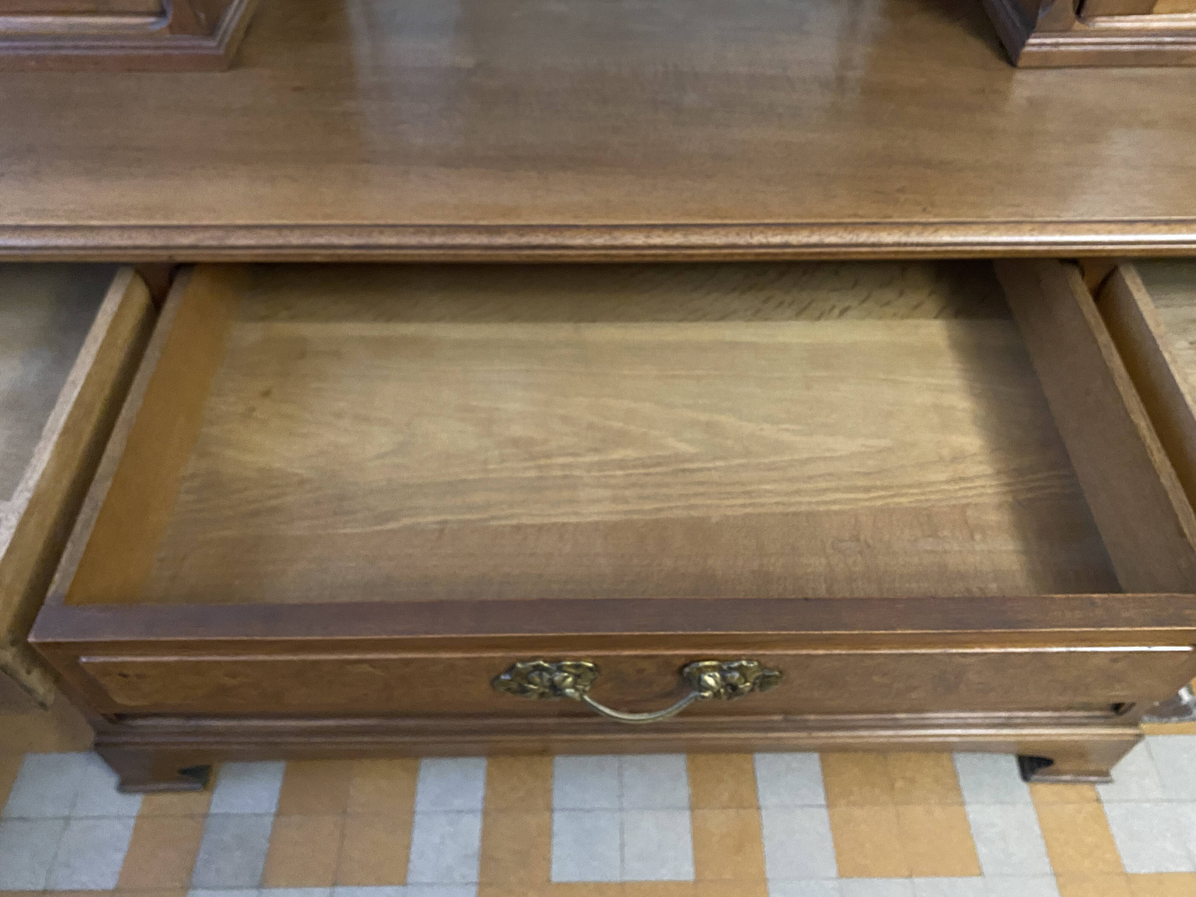 Mahogany china cabinet