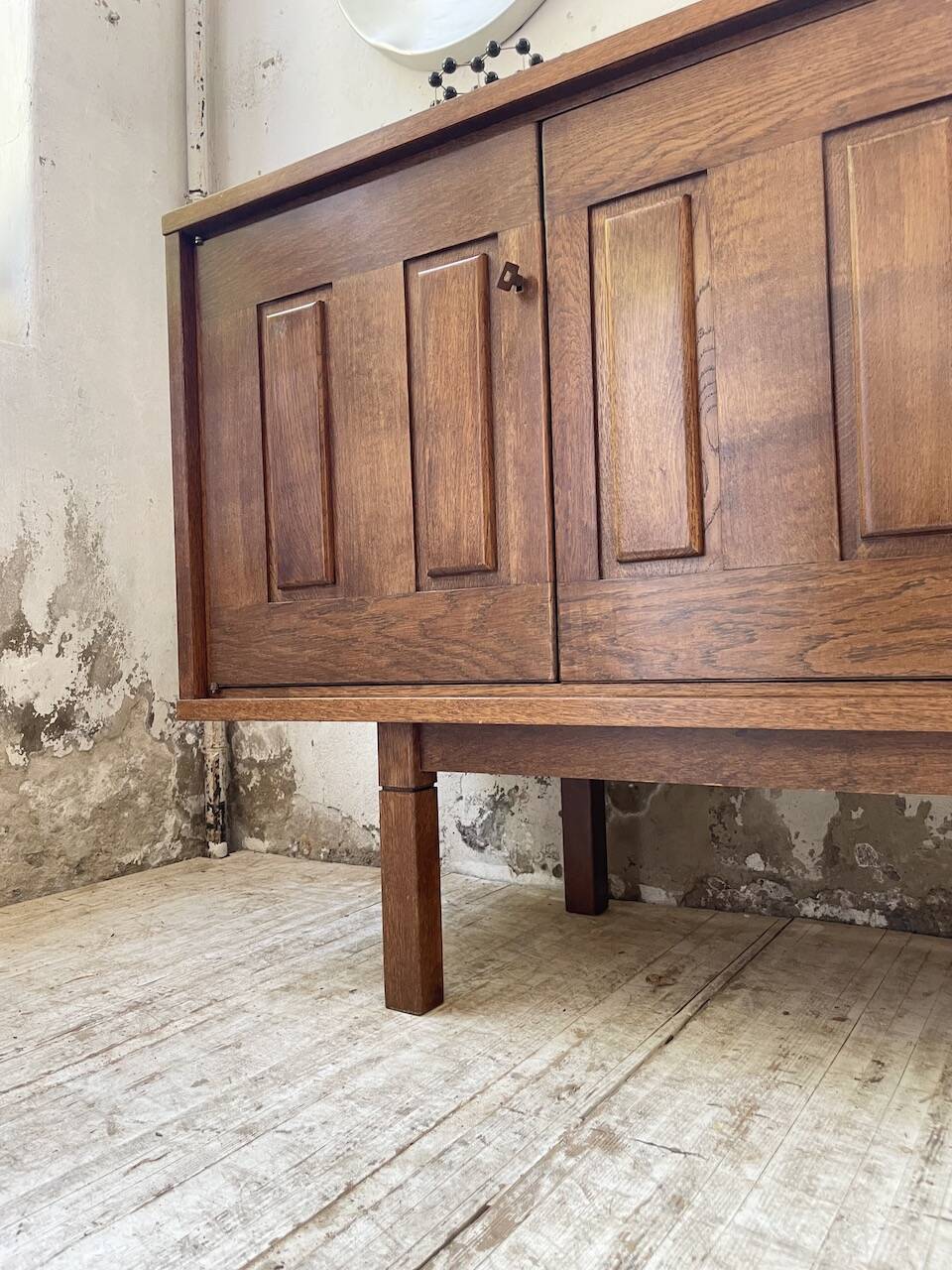 1950s modernist oak sideboard
