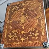 Game table in parquetry, Louis XV style