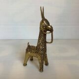 Zoomorphic brass ring ring