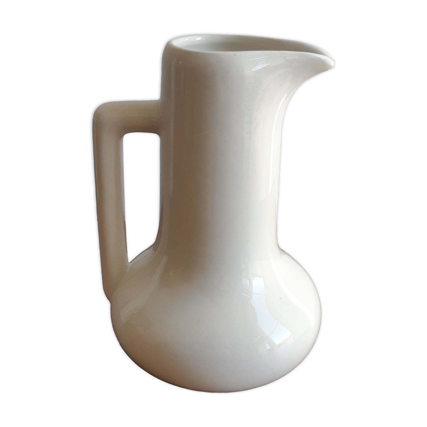 Vintage white decanter