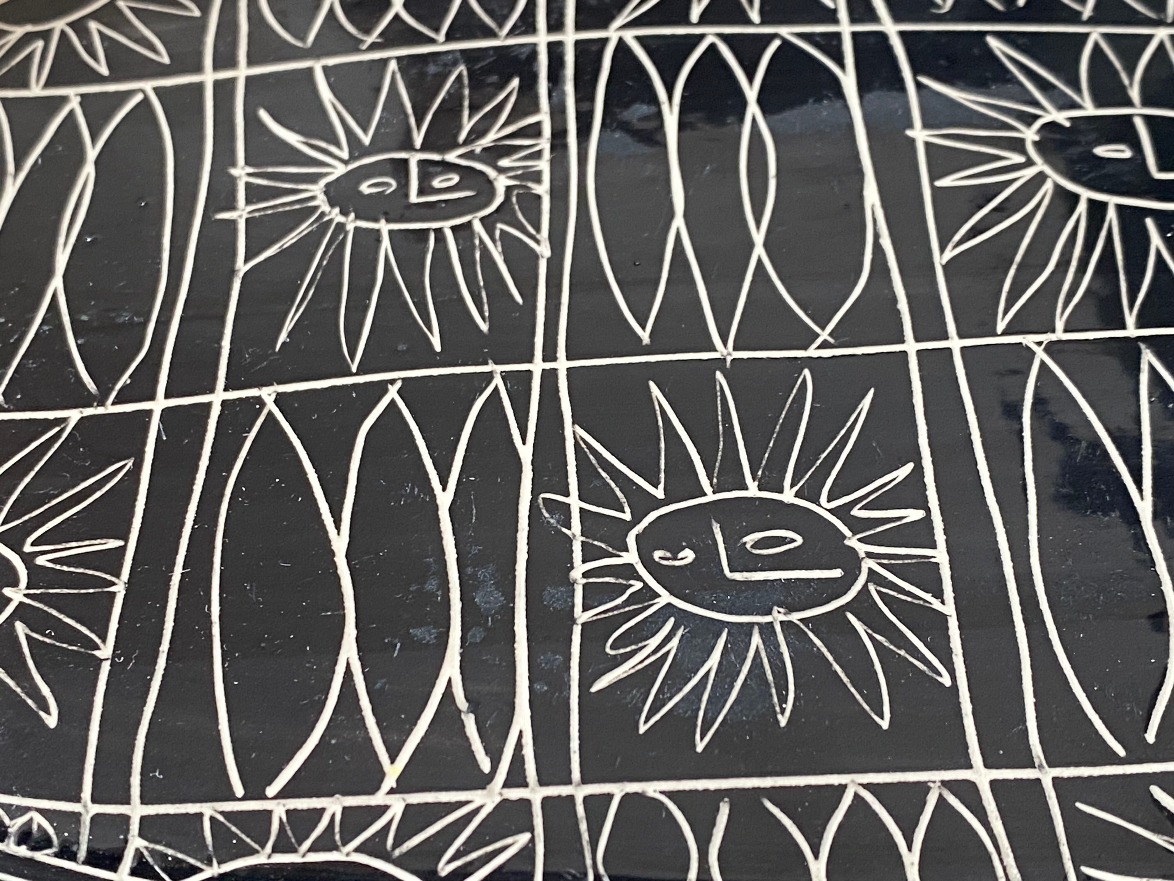 Ceramic dish Pouchain