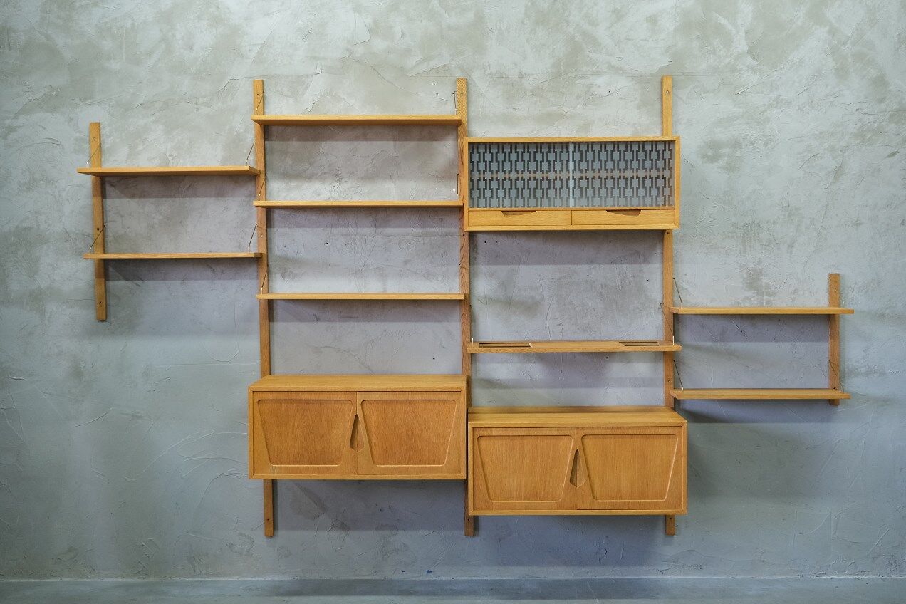 Modular Wall Unit by Kjell Riise for Brodrene Jatogs, Norway, 1960s