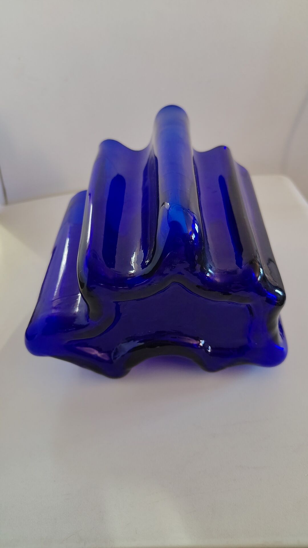 Cobalt blue glass vase, Denmark