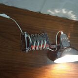 Vintage lamp zig zag Chrome