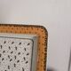 Large Square Plate Geneviève Lethu Mado Floral Decor 37x37cm